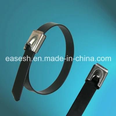 Epoxy Coated Ball Lock Stainless Steel 304/316 Cable Ties