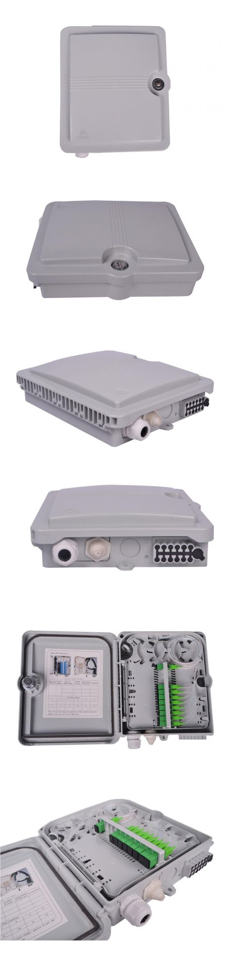 Wall-Mounted Waterproof 12 Cores FTTH Junction Box