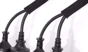 Self-Closing and Open Tubular Shape Pet PA Filament Knitted Sleeve Protection Applied for Automobile