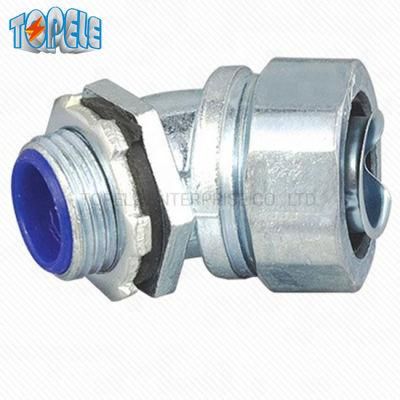 3/4 Inch Plum Type 90 Degree Flexible Conduit Connector for PVC Coated Flexible Conduit