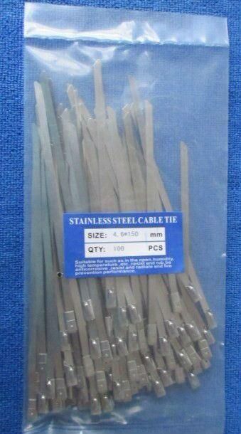 Multi Barb Lock Ladder Type Epoxy Coated Stainless Steel Cable Tie