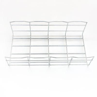 Basket Type Cable Tray Electric Galvanized Steel Wire Mesh Cable Tray