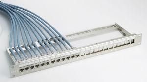ISO/IEC 11801 Standard CAT6 24 Ports Patch Panel