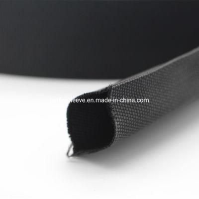 China Factory Black Fabric Pipe Tube Industry Abrasion Resistant Materials Textile Protective Sleeve for Hydraulic Hose