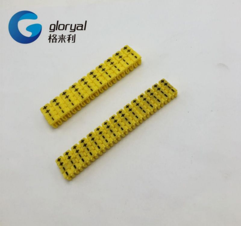 0.75mm2-6mm2 Arabic Numerals M Type Cat 6 Clip Network Ethernet Wire Number Label Tube Cable Marker