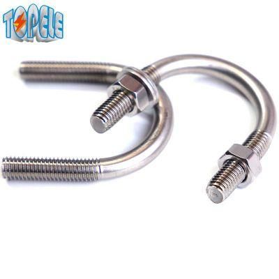 Stainless Steel U-Bolts M8 U Type Bolts Stainless Steel 304 China Factory Price