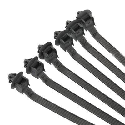 4*150mm Plastic Nylon Wire Push Mount Zip Ties