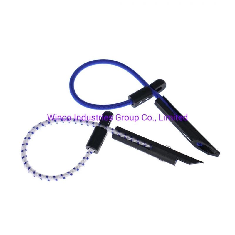 Latex Thread Bungee Cord Elastic Toggle Ties for Fixing The Scaffolding Tarps