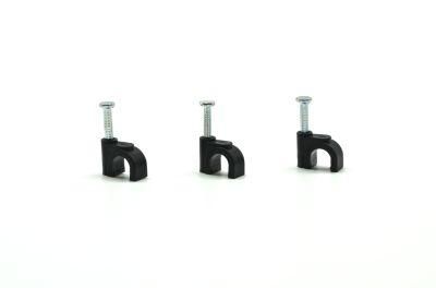 Factory Supply Cable Clips with Steel Nails 6mm- 12mm Wire Holders and Tacks