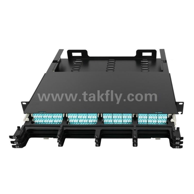 High Density 1u 144fibers MPO/MTP Patch Panel