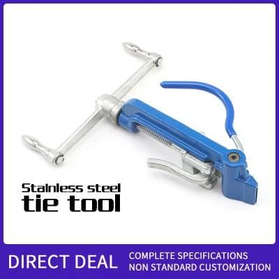 Spiral Rod Type Binding Tool Stainless Steel Heavy-Duty Hand-Operated Binding Pliers Binding Machine