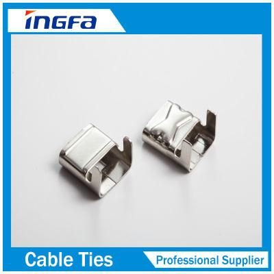 High Quality 304 316 Stainless Steel Lx Type Banding Clips for Banding
