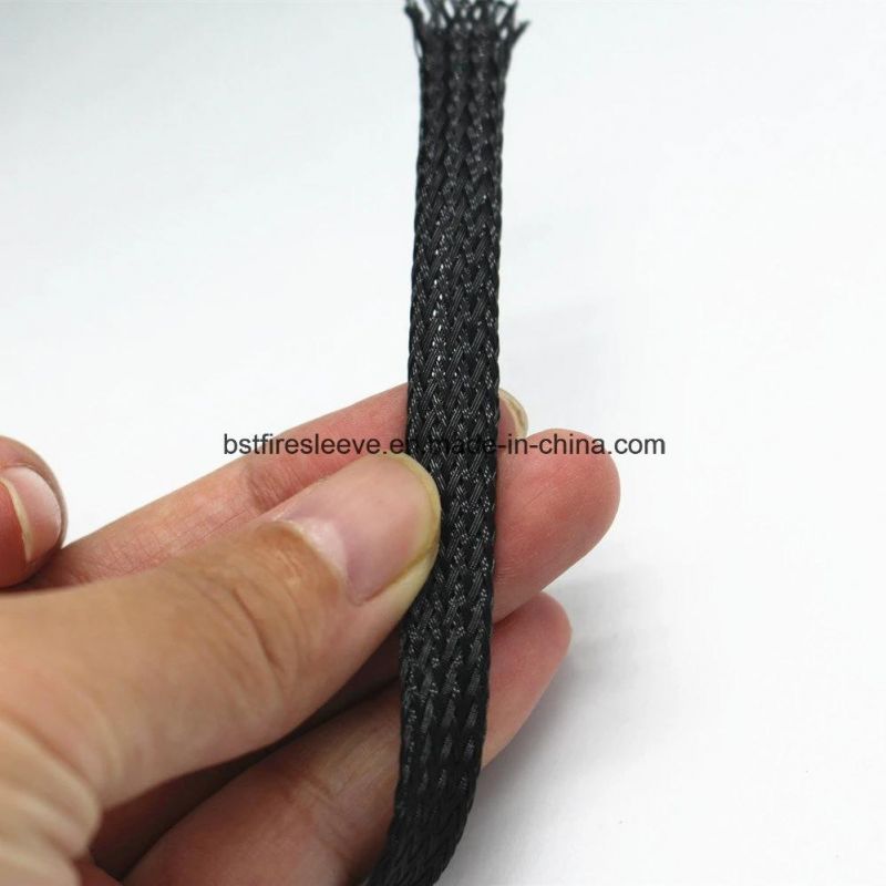 Pet High Flame Retardant Expandable Braided Sleeving