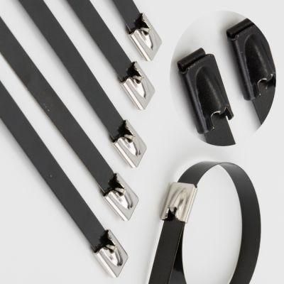 Ss 304 or 316 PVC Coated Stainless Steel Cable Tie