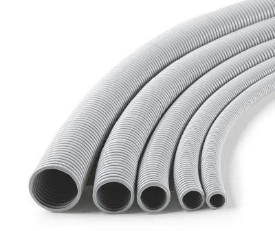 UV Sunlight Resistant PVC Solar Electrical Flexible Corrugated Conduit Pipe