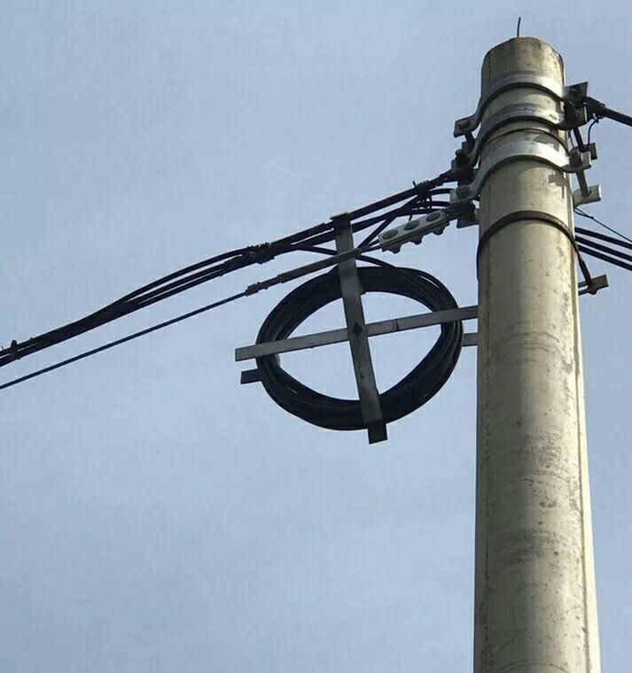 HDG Steel ADSS Cable Pole Clamp