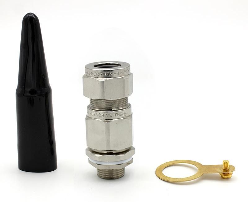Cw Cable Gland with PVC Shroud Brass Cable Connector Size