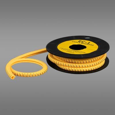 PVC Ec Type Yellow Cable Marker Ec-3