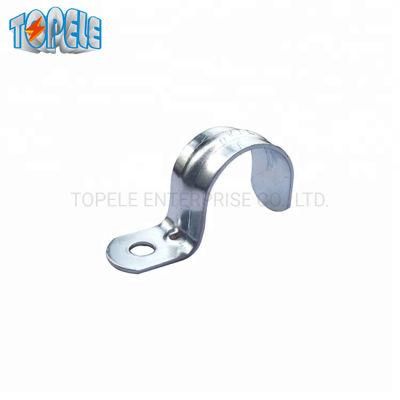 Steel Zinc Plated One Hole Straps for IMC/Rigid Conduit