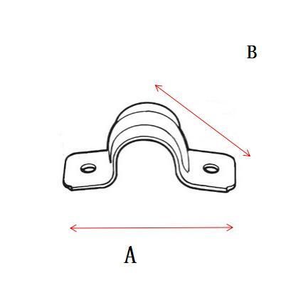 Zinc Plated Steel EMT Conduit and Fittings with Two-Hole Clip / EMT Conduit Strap