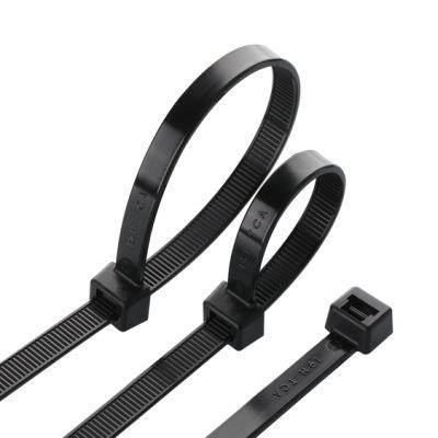 Custom 4.8*300mm Plastic Nylon 66 Wire Self Locking Tie Wrap