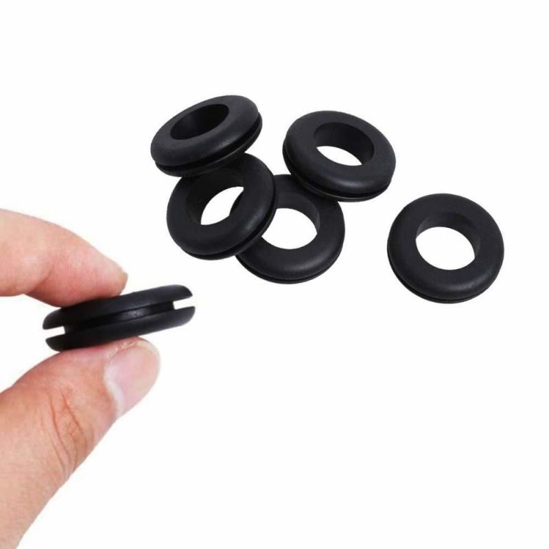 Custom Silicone Rubber Square Grommet for Cable