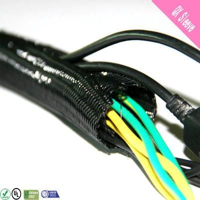 Pet Insulation Braided Self-Closing Wrap Cable Sleeving