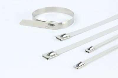 China Wholesale High Strength Stainless Steel Zip Ties 4.6*300mm Cable Ties Free Sample