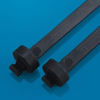 Manufacture Hont Mountable Circle Head Nylon Cable Ties with SGS