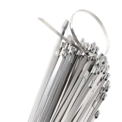 Naked Ball Locking Stainless Steel Cable Zip Ties with SGS Certificate