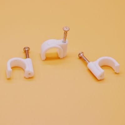 OEM SGS White 4mm-50mm Tension Set for ADSS Wire Accessories Circle Cable Clip 4mm-14mm