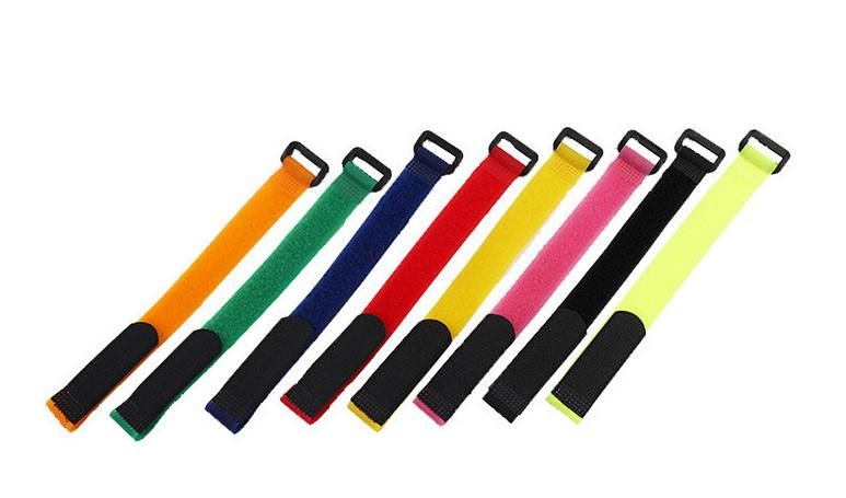 Adjustable Printed Self Locking Standard Nylon Strap Wrap Wire Hook & Loop Cable Tie