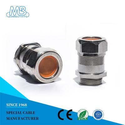 Factory Customized Wire Connector Metal Brass Cable Gland for Industrial Machinery