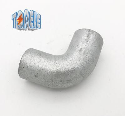 Steel Galvanized/ Malleable Iron 90 Degree Solid Elbow for Gi Conduit Pipes