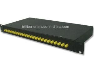 1u 24 Core Simplex Rack Mounted Structure St Fiber Optic Terminal Box