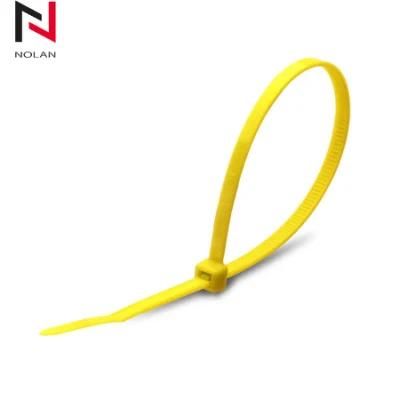 -40 Degree Nylon 66 Black Plastic Zip Cable Tie Nylon Clamp 2.5 mm Width Plastic Zip Cable Tie