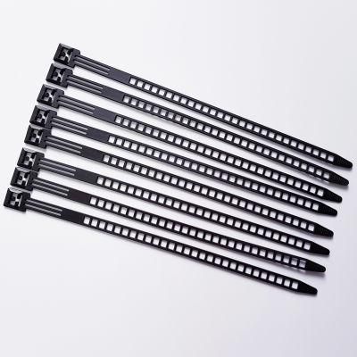 Guangzhou 9*250mm Black White Color Ladder Shape Nylon Cable Ties
