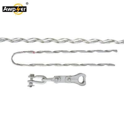 Galvanized Steel Suspension Clamp Preformed Tension Clamp Guy Grip for ADSS/Opgw