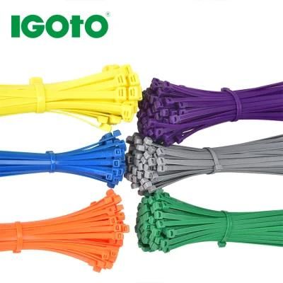 China Factory CE RoHS UL UV Self Locking Nylon66 PA66 Plastic Cable Zip Wraps Wire Tie