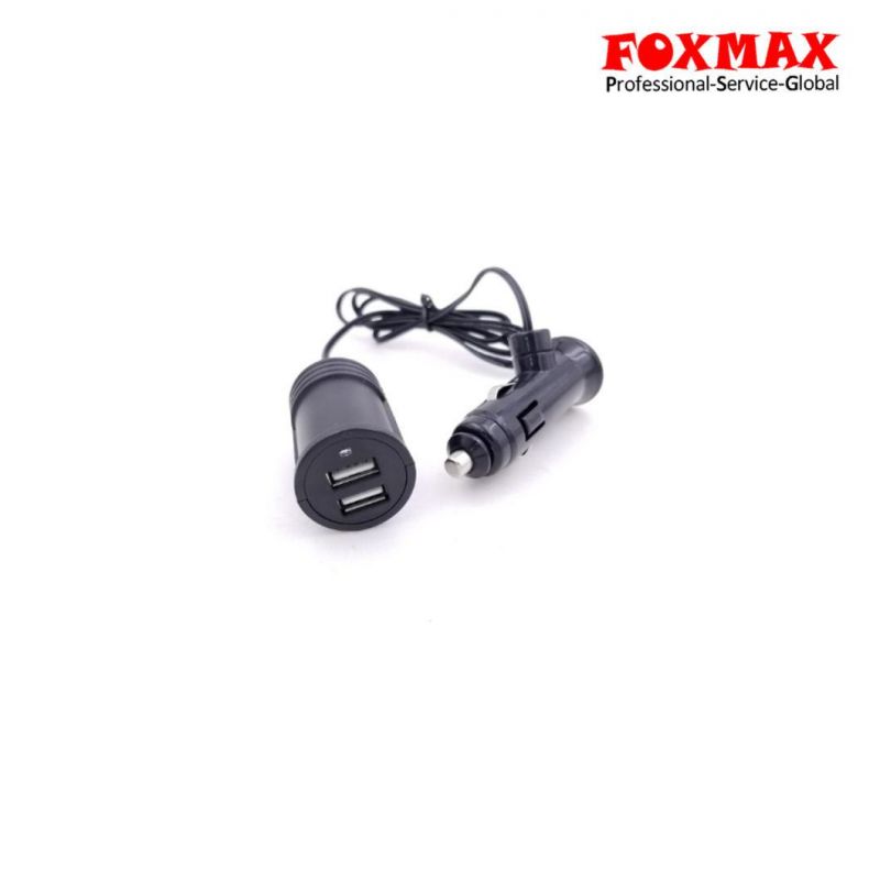 Car Cigarette Lighter Power Plug Adapter with USB Port (FM-CL07)