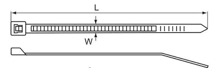 Self-Locking Nylon Tie Strap Plastic Cable Tie