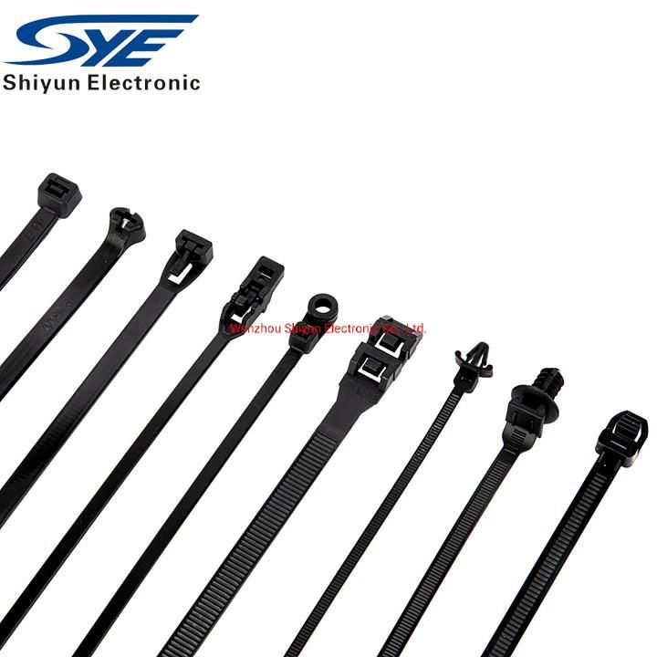 Shiyun Releasable Eco-Friendly High Quality Plastic Nylon Cable Tie