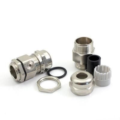 M12 Breathable Waterproof IP68 Metal Cable Gland for 3-6.5mm