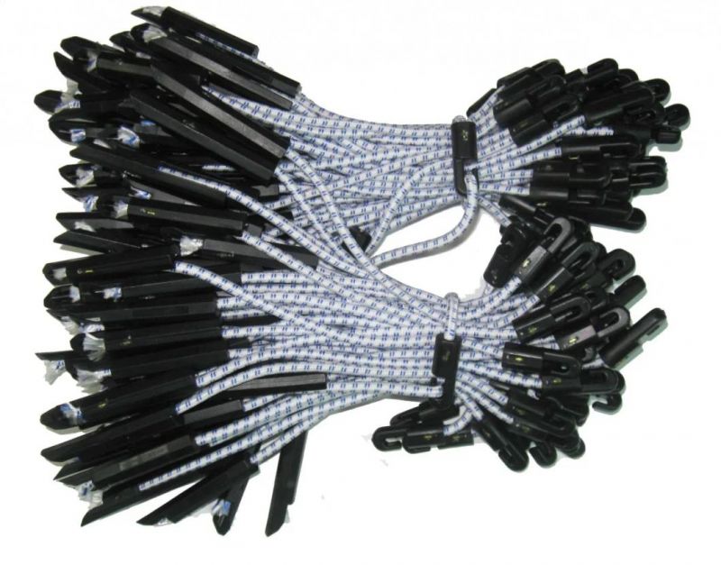 Bungee Ties Pack of 100 Bungee Shock Cord Bungie Cords