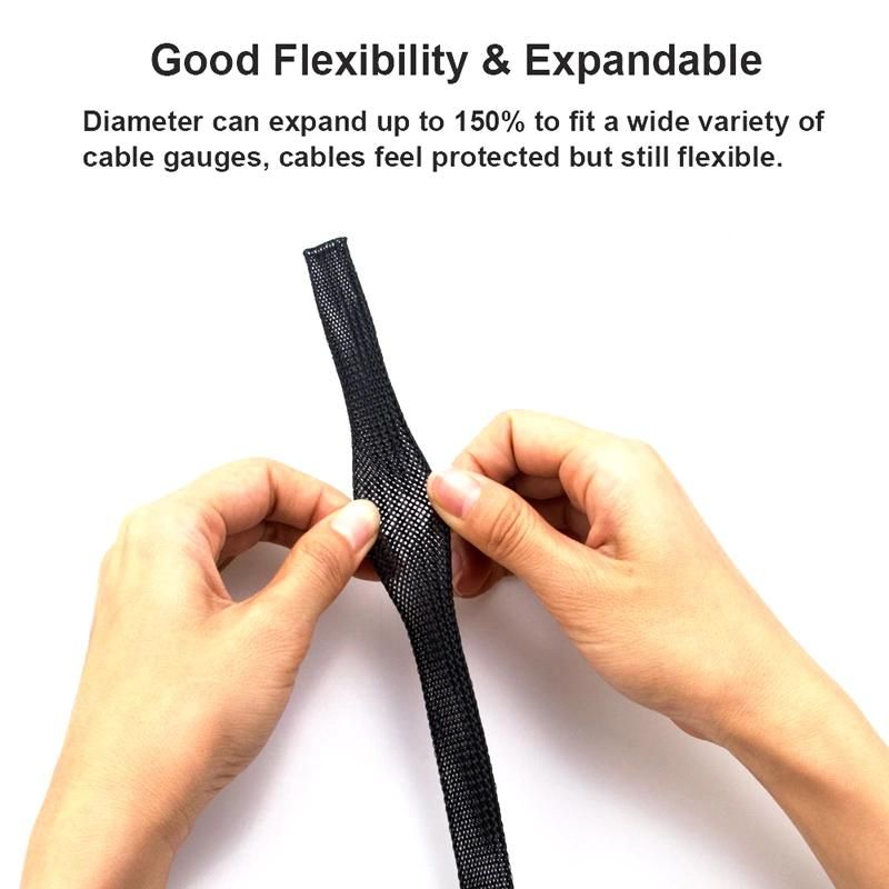 Flexible Pet Expandable Braided Auto Cable Kit Sleeving