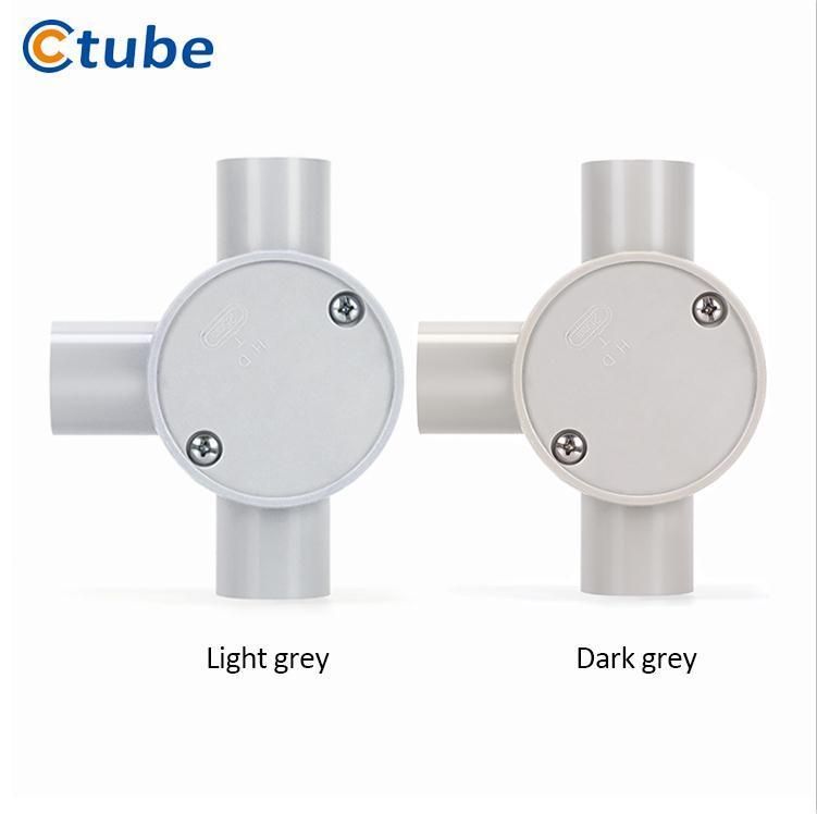 PVC Electrical Pipe Fitting Box One Way Deep Junction Box