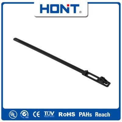Hont Plastic Bag + Sticker Exporting Carton/Tray Buckle Cable Tie with RoHS