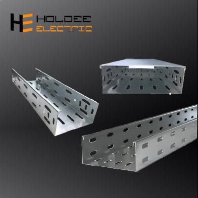 CNC Overhead Hanging Punching Perforated Cable Tray with Hangers Weight