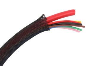 Wholesale Expansion Braided Sleeving Production Pet PA Fibre with High Permanent Thermo Resistance Used for Wires