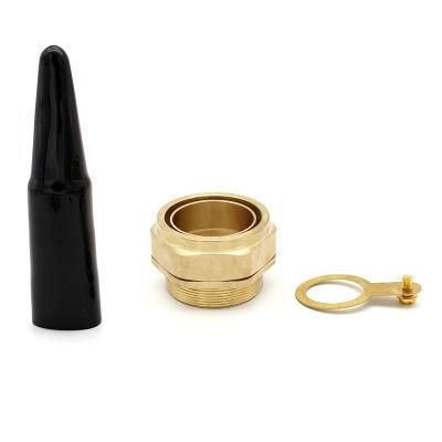 Bw Type Armoured Cable Gland Brass Waterproof Cable Gland Metric Thread Type